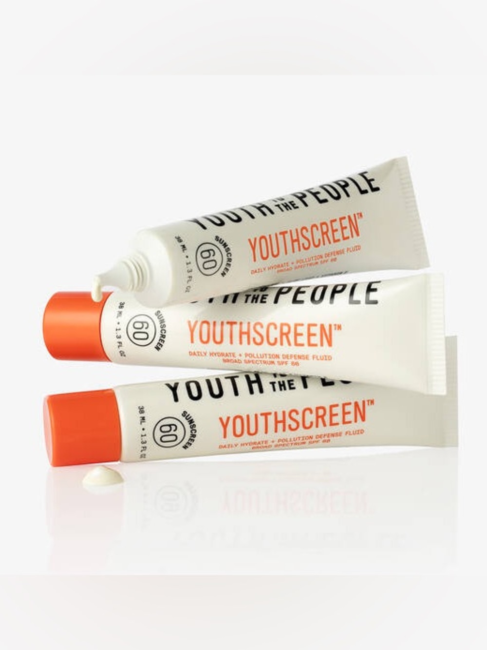 Youth to the People YOUTHSCREEN Daily Hydrate SPF60 1.3oz Set of 3 tubes